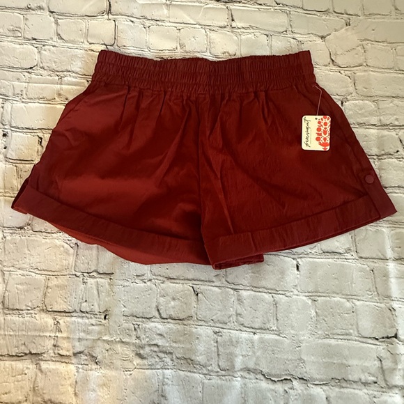 FP Movement by Free People Rich Red Shorts Sz S NWT - Picture 3 of 7